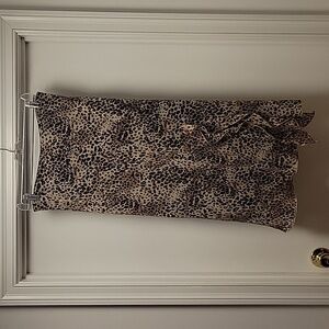 Vintage leopard skirt